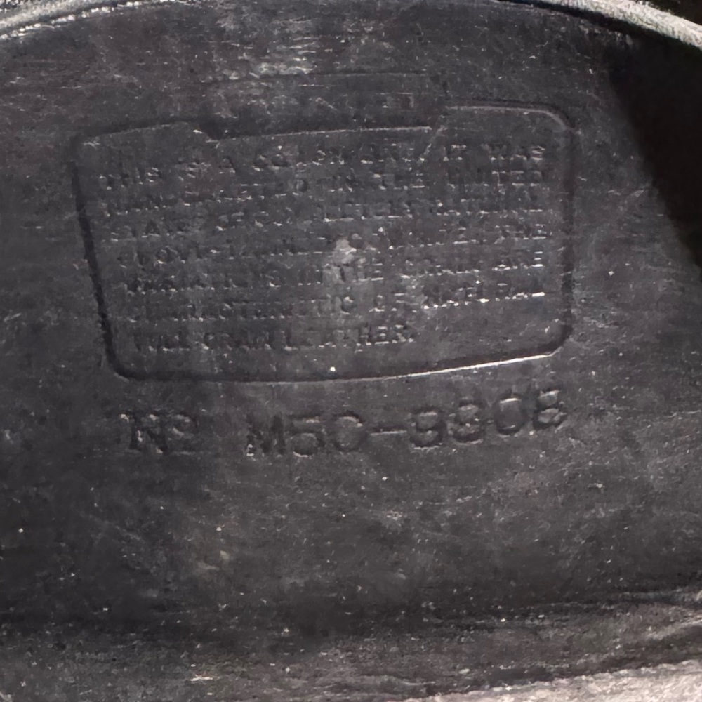 Coach Vintage 80s 90s Black Leather M5C 9908 Devon‎ Handbag - Picture 10 of 10